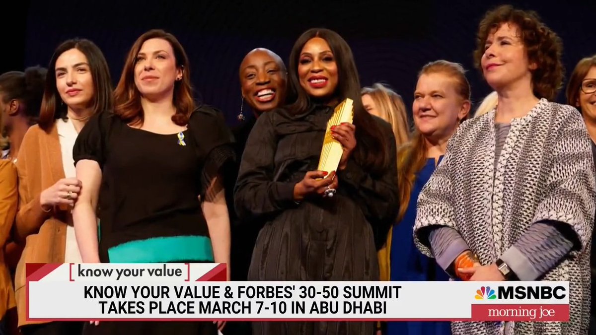 .ForbesWomen's @McGrathMag joined Huma Abedin on Morning Joe to discuss the upcoming #Forbes3050 Summit in Abu Dhabi, which will take place over March 7-10 and feature Hillary Clinton, Malala Yousafzai, Ayesha Curry, Gloria Steinem, and many more. Sign Up Here: