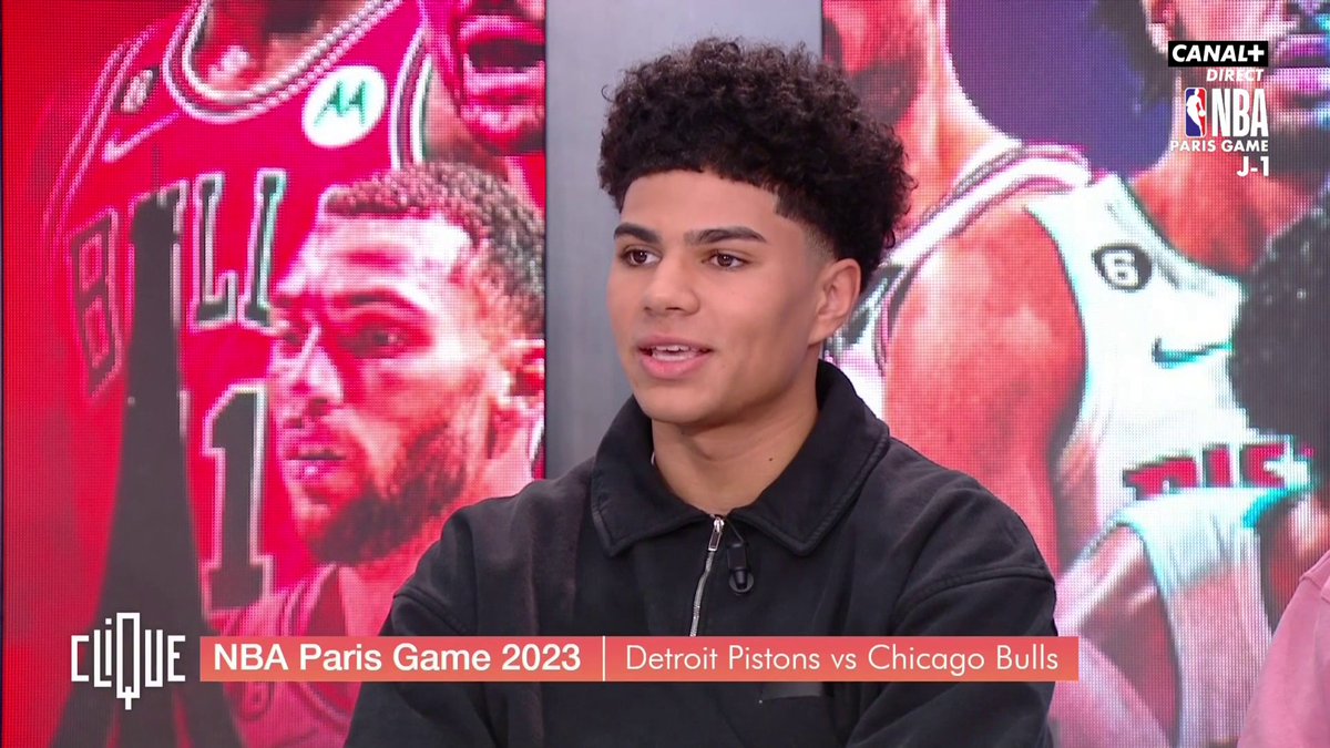 "C'est la première fois que ma grand-mère me verra jouer un match de NBA." - Killian Hayes (Killian Hayes) jouera jeudi pour le grand retour de la #NBA à Paris... Et une personne chère sera dans le public. #Clique, tous les soirs à 19H15 en clair et en direct sur CANAL+.
