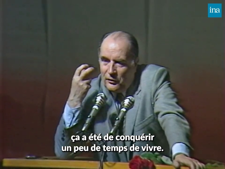 RETRAITE. Avant la #greve19janvier, retour en 1981, lorsque le candidat PS à la présidentielle, François Mitterrand, appelait à se battre pour "la reconquête du temps de vivre".