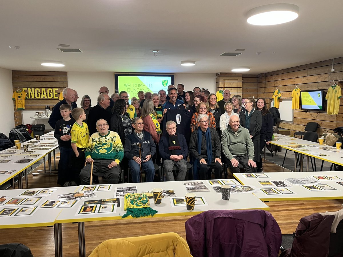WATCH: New Norwich City FC head coach David Wagner paid a visit to the The Nest this afternoon to surprise a group of fans who have been diagnosed with dementia. The 'Duncan's Club' sessions are named after former #ncfc captain Duncan Forbes who died in 2019...
