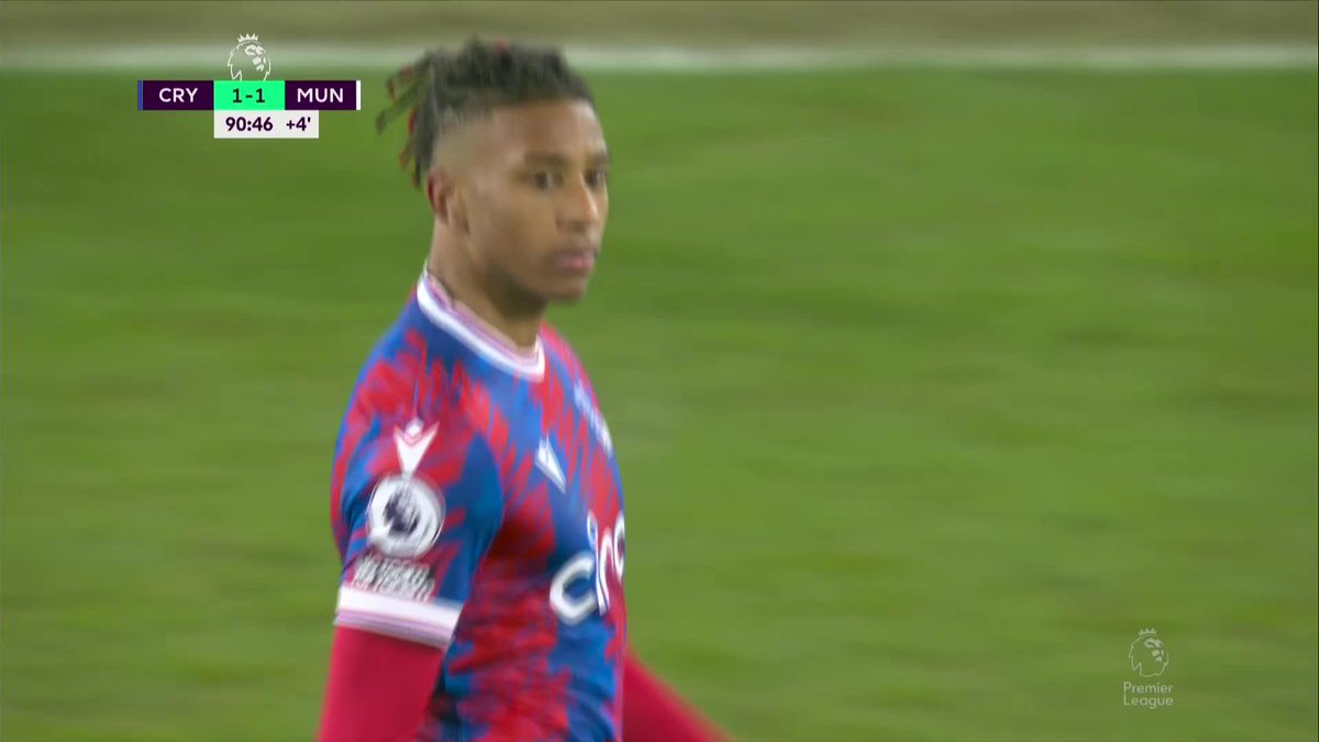 Michael Olise rescues a point for Palace with one of the best free-kicks you'll see this season 🚀😳