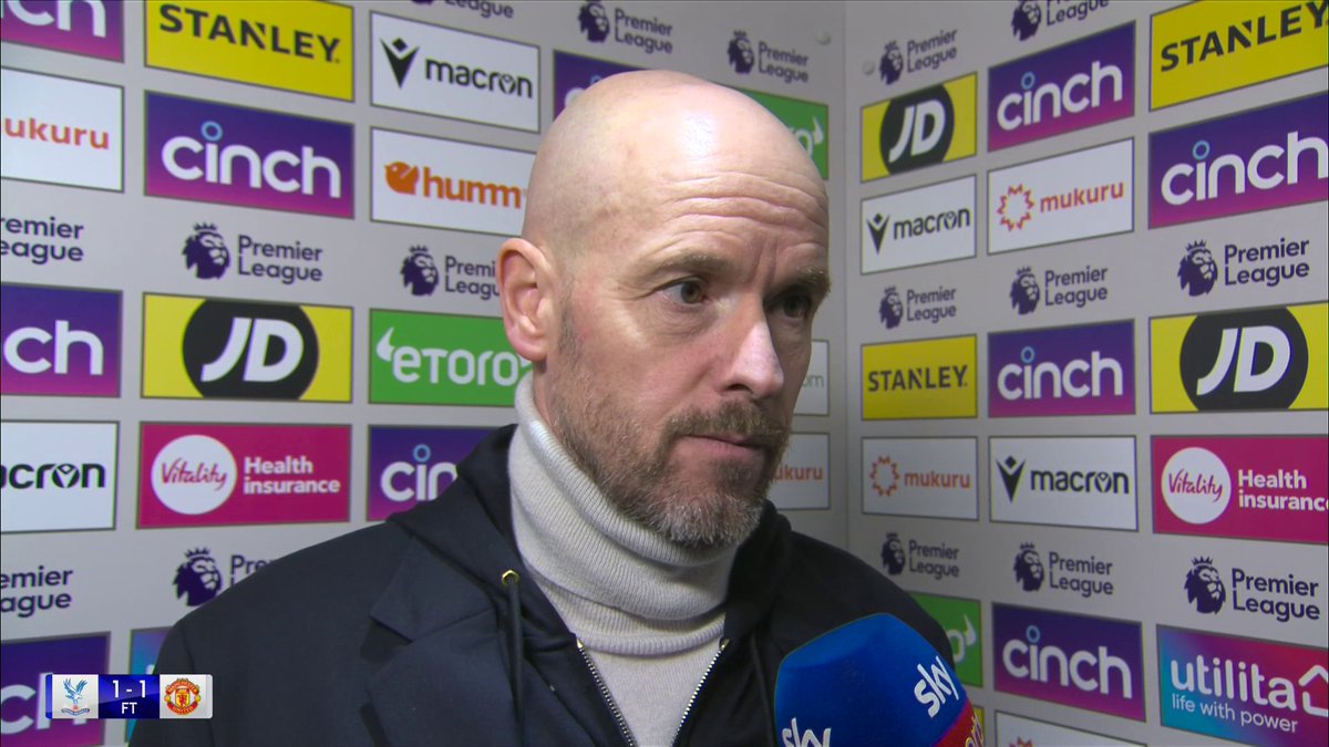 "Last time we beat Arsenal without Casemiro" 👀 Erik Ten Hag reacts to Casemiro's suspension for their game against Arsenal 👇