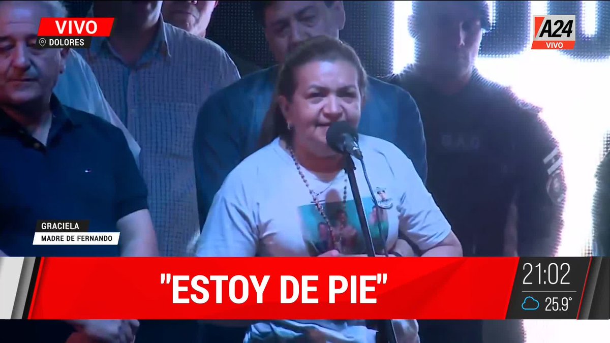 🔴 El desgarrador discurso de la madre de Fernando Báez Sosa en su homenaje en Dolores 🗣️ Esteban Trebucq 👉 Seguí en #LaCruelVerdad 📺