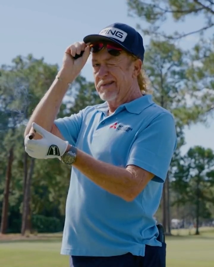 Never a bad time for a cigar if you're Miguel Angel Jimenez. 💨 #WhereLegendsPlay