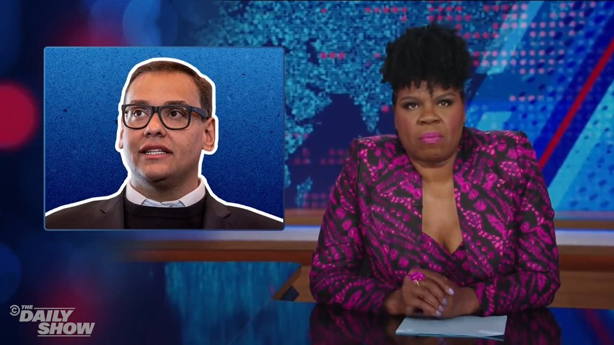 How much do you have to lie to be known as "the lying congressman"? Leslie Jones (Leslie Jones 🦋) takes on George Santos