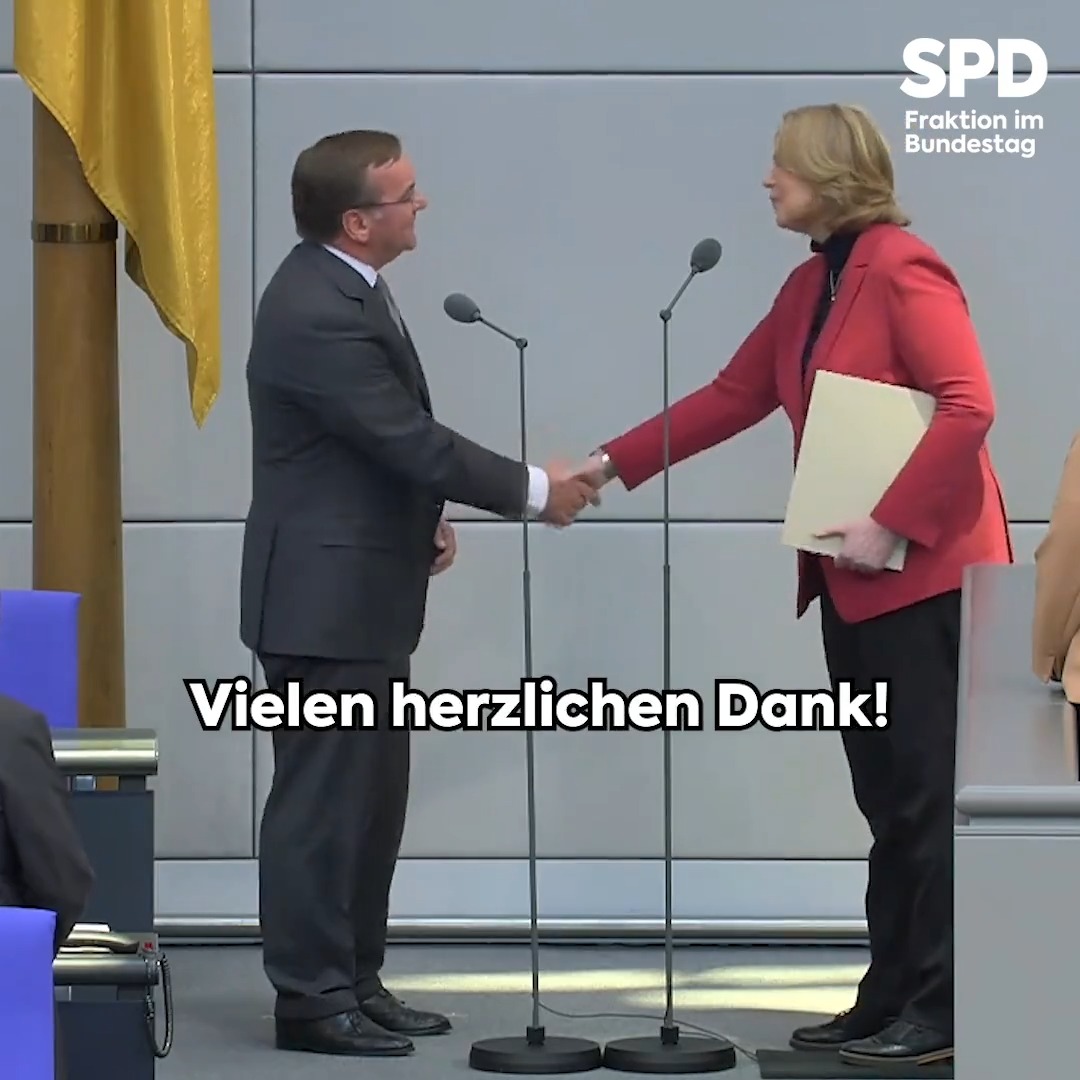 Wir gratulieren, Herr Bundesverteidigungsminister! #Pistorius
