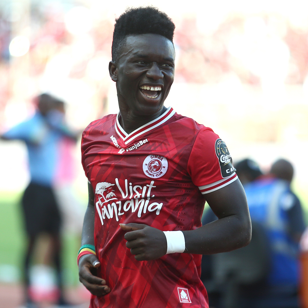 Still amazed by this Pape Ousmane Sakho bicycle kick! 🔥 Simba Sports Club | #TotalEnergiesCAFCC