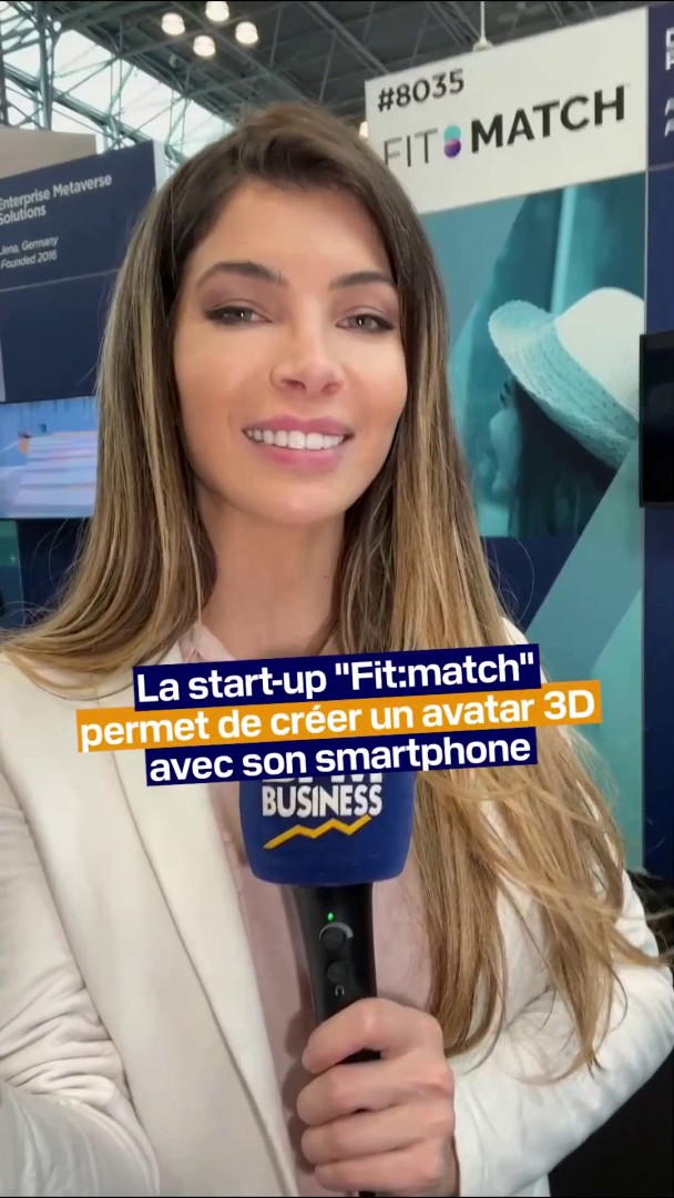 La start-up "Fit:match" permet de créer un avatar 3D avec son smartphone 🎙️ Noémie Wira