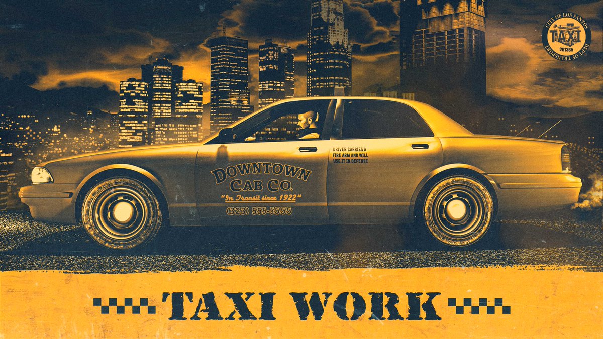 Take on a new entrepreneurial side hustle that's vital to the city's lifeblood. Purchase your own Taxi from Warstock Cache &amp; Carry, and visit the Downtown Cab Co. depot in East Vinewood to get cracking: