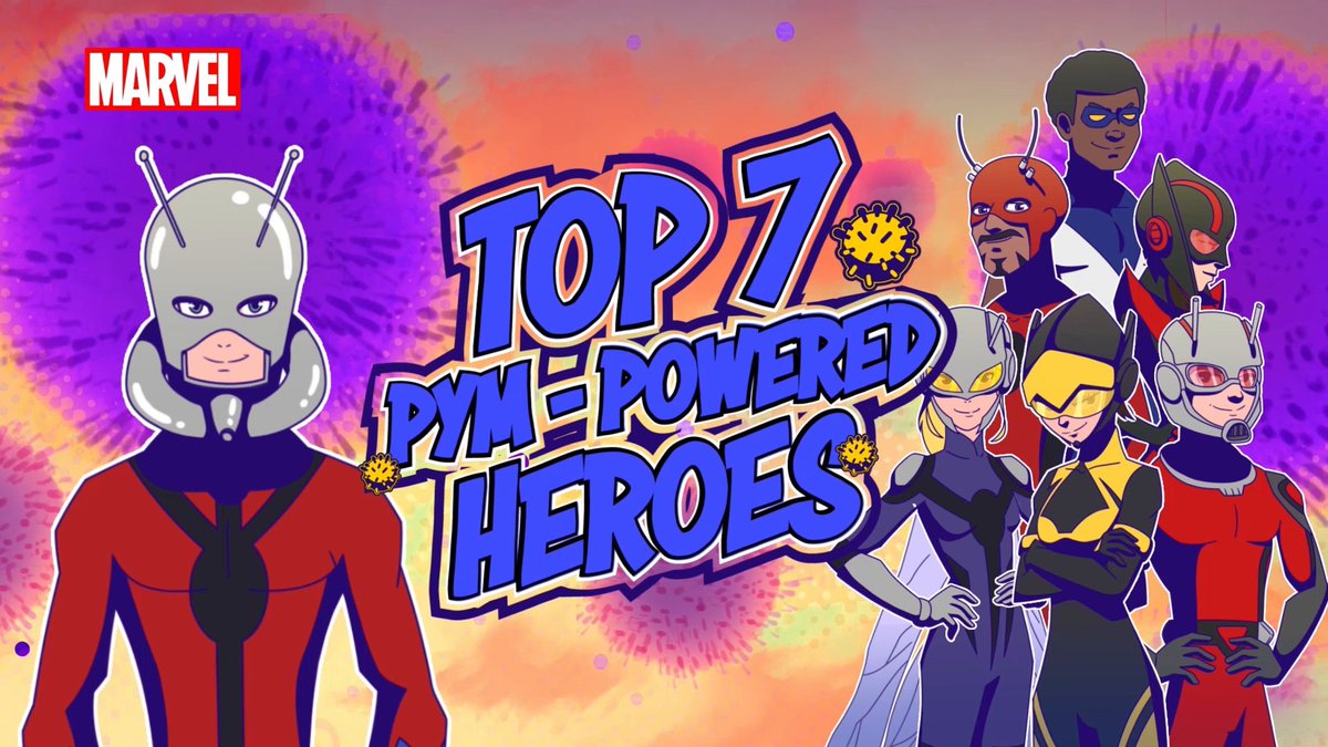 From one brilli-ant scientific discovery, these heroes were born. 🐜 Count down the top 7 Pym-powered heroes from #MarvelComics! 📽️: Wild Comet Media 💫