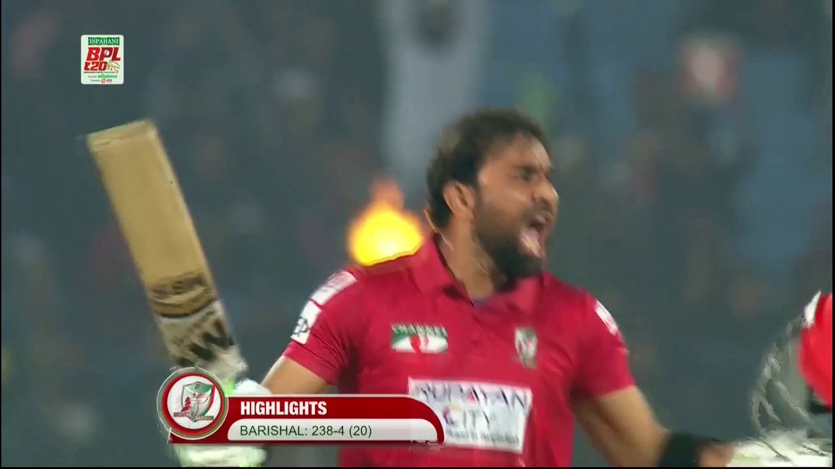 🔥 Iftikhar's first T20 hundred 🔥 A record 192-run stand between Iftikhar and Shakib An eventful evening in the #BPL2023