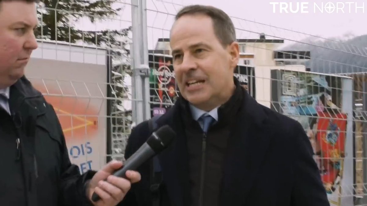 Finance Minister Chrystia Freeland's meeting notes from last February say BMO CEO Darryl White wanted to classify Freedom Convoy protesters as "terrorists." BMO never replied when I asked for comment on it, but I ran into Darryl on the streets of Davos and asked him directly.