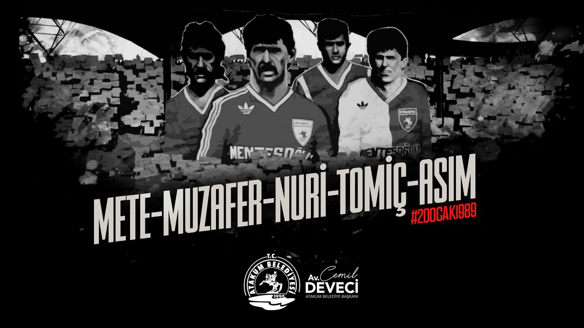 Ah Ocak, koskoca bir şehrin hayallerini aldın... Her yanımız kırmızı beyazdı, işte o gün siyaha büründü bu şehir. 🔴⚪⚫ Rahmet ve büyük bir özlemle... #20Ocak1989