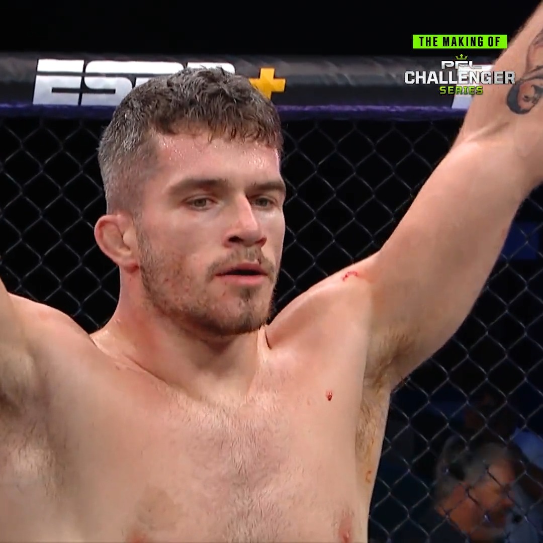 𝗡𝗢𝗧 𝗛𝗘𝗥𝗘 𝗧𝗢 𝗧𝗔𝗞𝗘 𝗣𝗔𝗥𝗧. 𝗛𝗘𝗥𝗘 𝗧𝗢 𝗧𝗔𝗞𝗘𝗢𝗩𝗘𝗥 Ireland's Nathan Kelly ready to showcase his skills wherever the fight goes 🇮🇪 [ #PFLonFuboTV | Featherweights | Fri, March 3rd | 9pm ET]