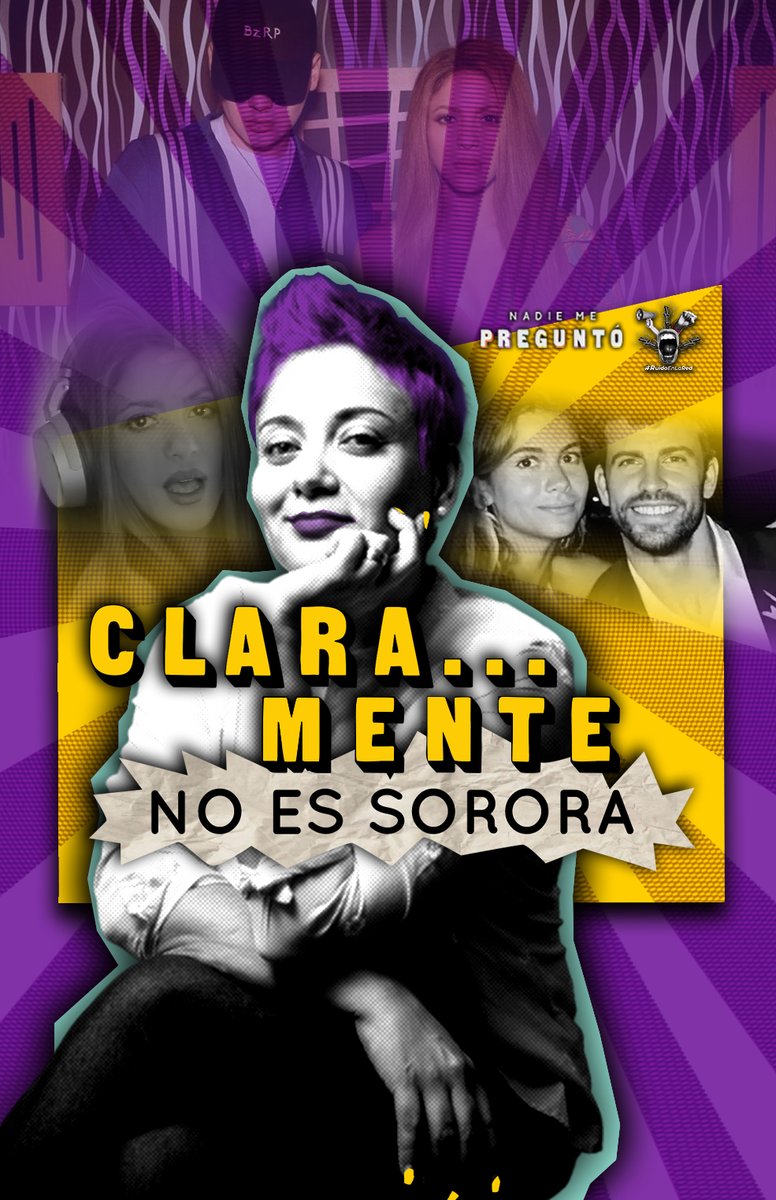 Clara...mente no es sorora "Shakira no le debe sororidad a ninguna otra mujer porque no es un pase libre para que las mujeres hagamos lo que la gana nos da sin pensar en la responsabilidad afectiva" Carolina 🐾 nos explica en esta columna el significado de "sororidad"