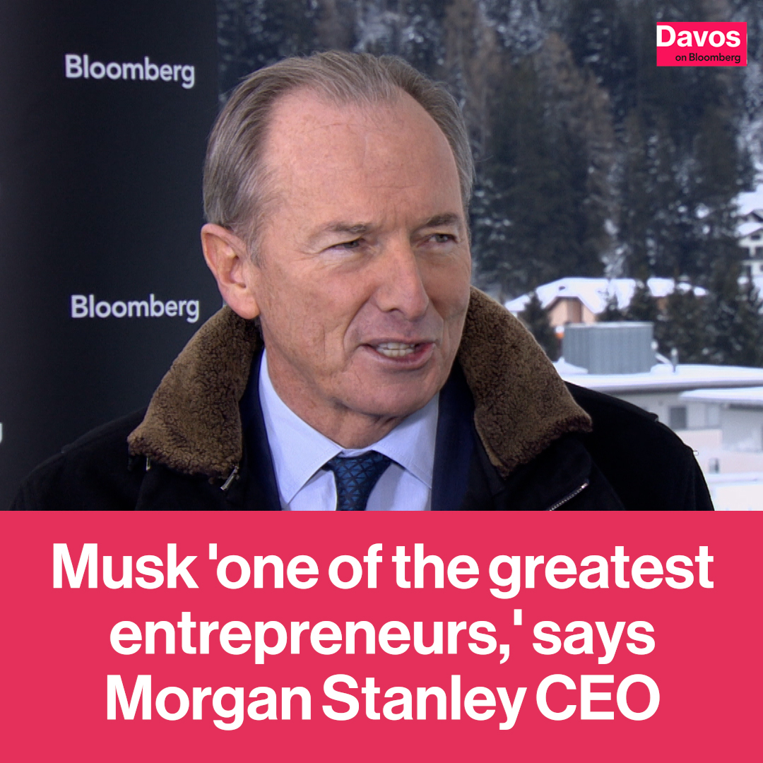 Morgan Stanley CEO James Gorman says Elon Musk is "one of the greatest entrepreneurs"