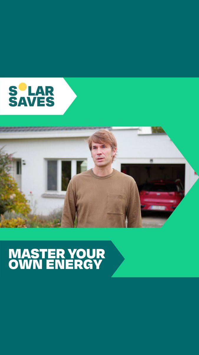In times of #energycrisis in 🇪🇺, solar is providing a ray of light.🌅 #SolarSaves money, gas consumption & the climate.🌍 In the first video of our campaign, Bram tell us how solar is shielding his family from volatile energy prices. ▶️Full interview at