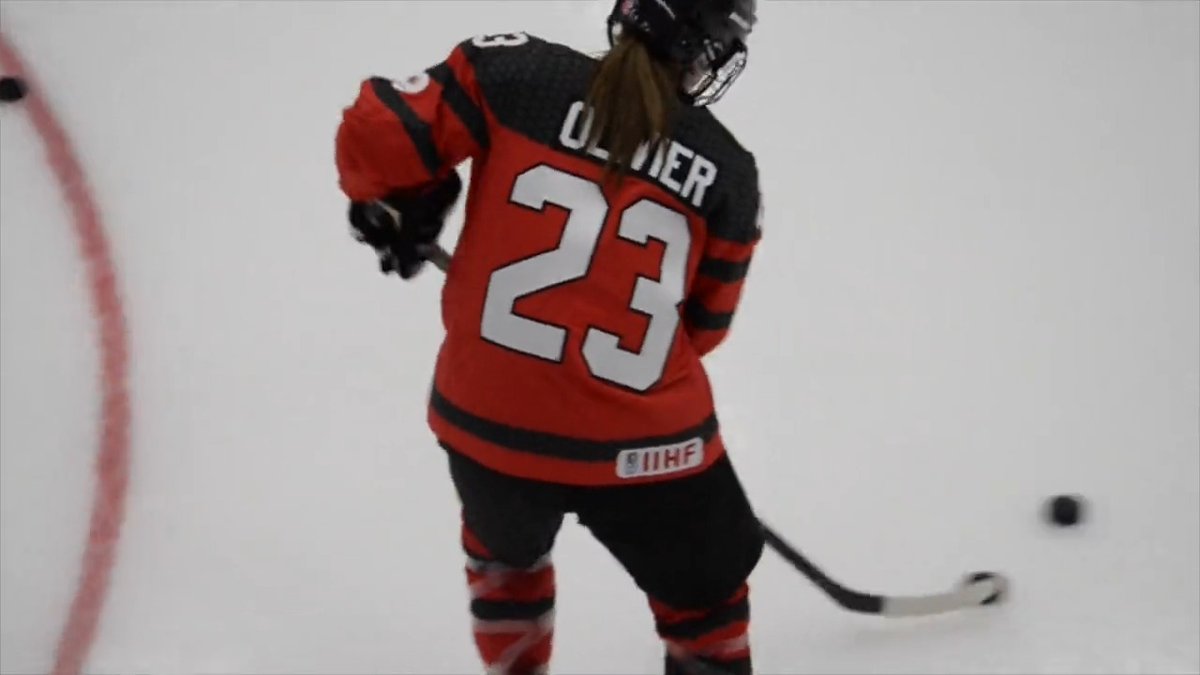🥺 Carley Olivier, the Ontario University Athletics West Player of the Year, wears #74 for the Waterloo Warriors. But this week, for Team Canada, she wears #23. She wears #23 in honour of her late friend and teammate, Melisa Kingsley.