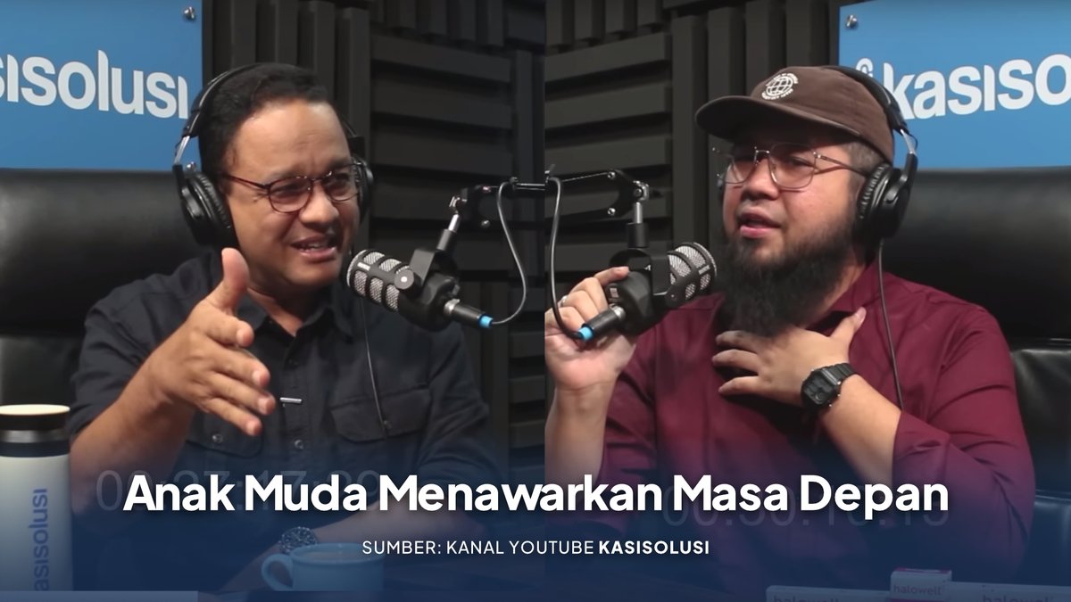 Anak muda memang minim pengalaman, tapi anak muda menawarkan masa depan. #AniesBaswedan #KasiSolusi #podcast #masadepan #bawaide #anakmuda #keadilansosial #UntukIndonesia