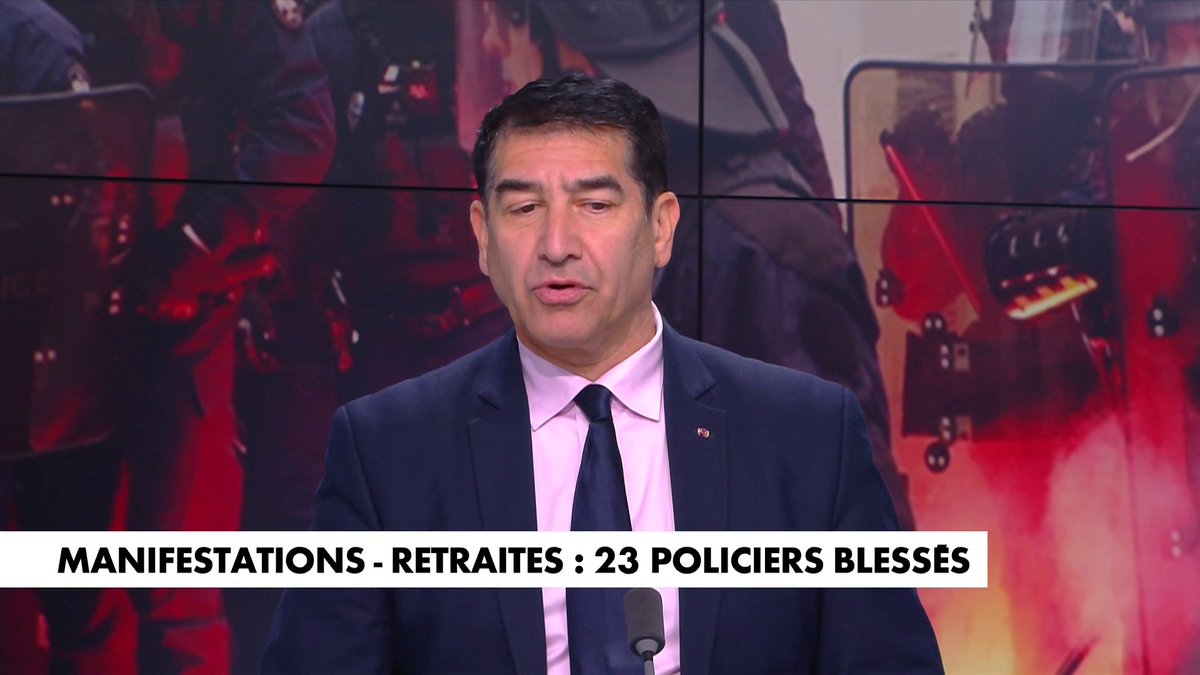 Karim Zeribi sur les policiers : «Beaucoup d'entre-eux sont contre cette réforme, mais ils sont là pour que cette manifestation se passe bien» #Punchline