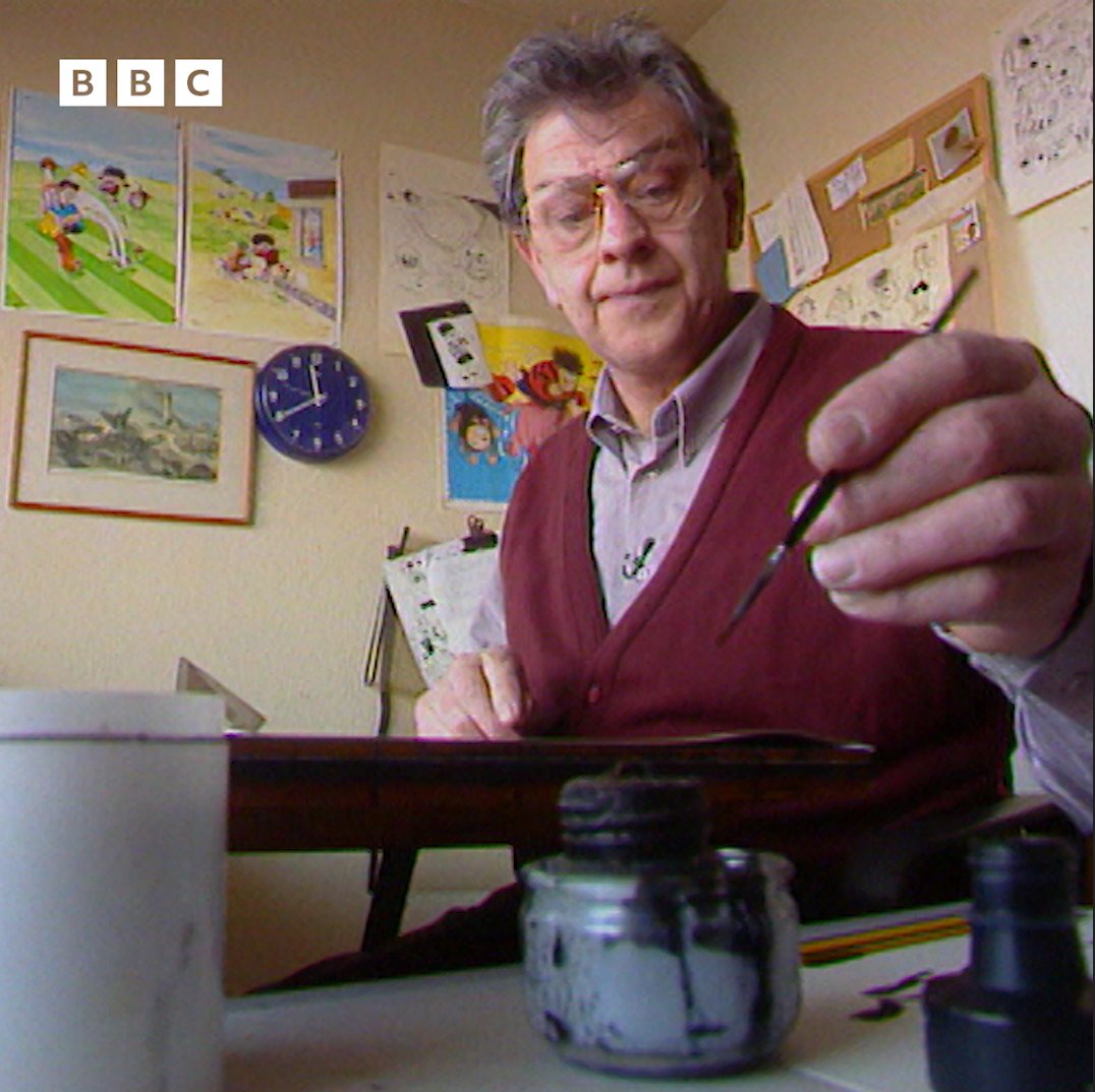 David Sutherland OBE, who died yesterday, was an illustrator famed for his work with The Beano. In 1995, he spoke to Around Scotland on his process in bringing Dennis the Menace and the Bash Street Kids to life each week.