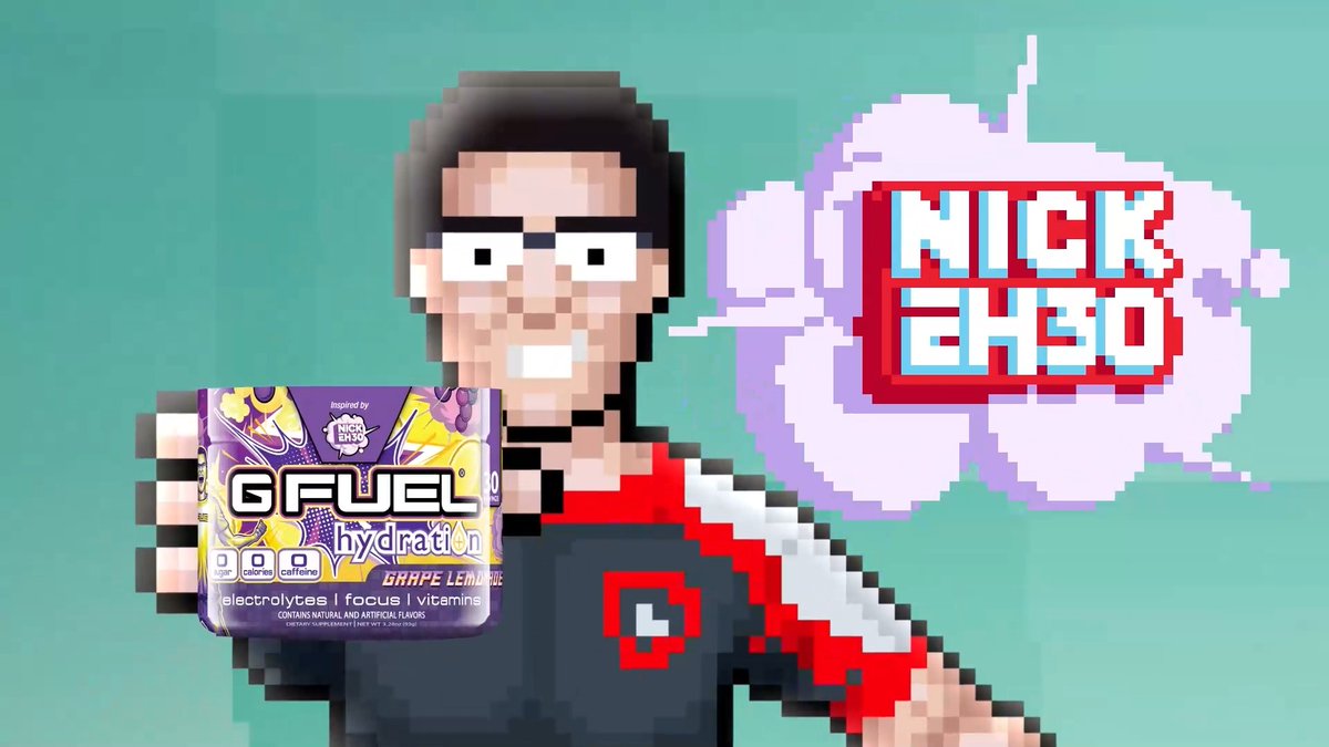 💜 𝗟𝗜𝗞𝗘 + 𝗥𝗧 + 𝗙𝗢𝗟𝗟𝗢𝗪 to win a BRAND-NEW, Grape + Lemonade, Nick Eh 30 x #GFUEL "GRAPE LEMONADE" Collector's Box! 2 winners picked this weekend! 🍇🍋 ✅ 0 Caffeine! 0 Sugar! 0 Calories! ✅ Electrolytes + Vitamins + Antioxidants! 🛍️ 𝗦𝗛𝗢𝗣: