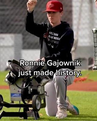 Ronnie Gajownik is making history this season with the Hillsboro Hops!
