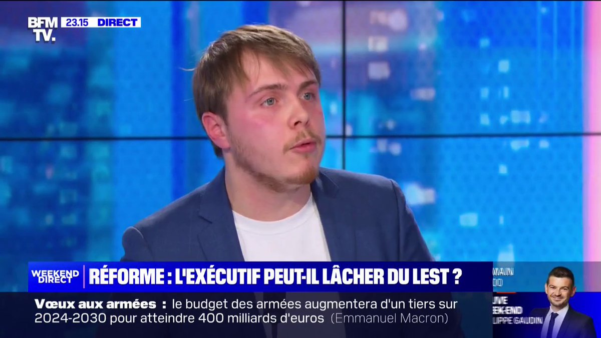 Louis Boyard (Louis Boyard): "Les débats au parlement seront truqués par le fait que la majorité a un accord avec Les Républicains"