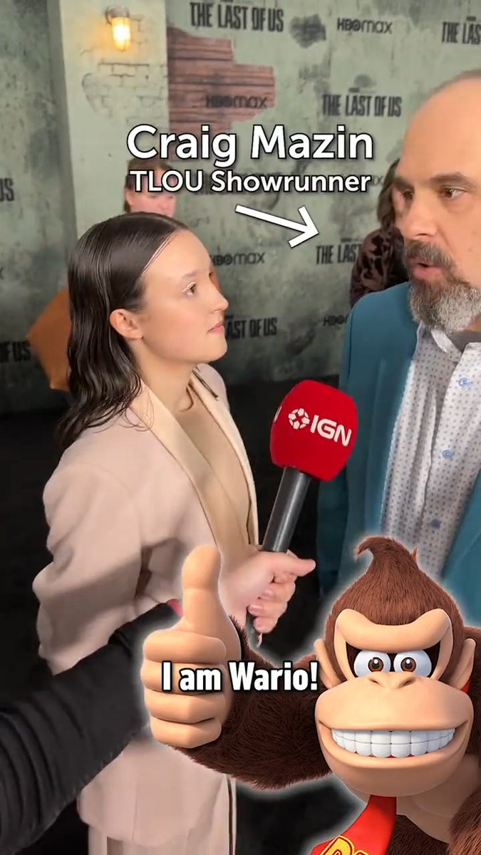 Bella Ramsey (Ellie in The Last of Us) loves Flappy Bird and Mario Kart. Plus a wild Craig Mazin appears! #TheLastOfUs