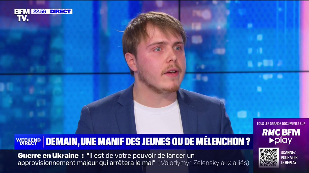 C’est la jeunesse qui fera la différence sur la mobilisation contre la réforme des retraites. #BFMTV