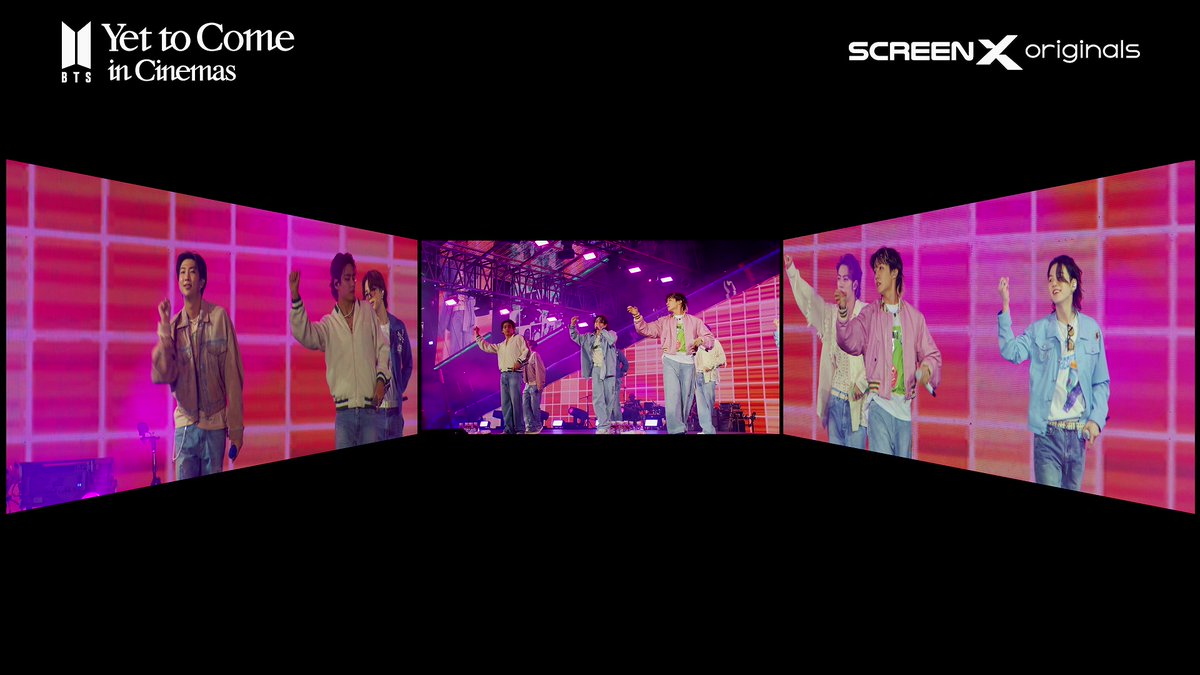 <BTS: Yet To Come in Cinemas> ๐ScreenX Trailer Dynamite ver.๐ ๐
Release on 1 February, 2023 worldwide ๐ Tickets info: #YetToComeInCinemas #์ํฌ์ปด์ธ์๋ค๋ง #BTS #๋ฐฉํ์๋
๋จ