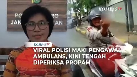 Sebuah video viral memperlihatkan anggota polisi memaki pengawal ambulans serta mengacungkan jari tengah. Kejadian tersebut terjadi di dekat Stasiun Manggarai, Jakarta Selatan. Dalam video tampak anggota polisi menghampiri pengendara dan memaki.