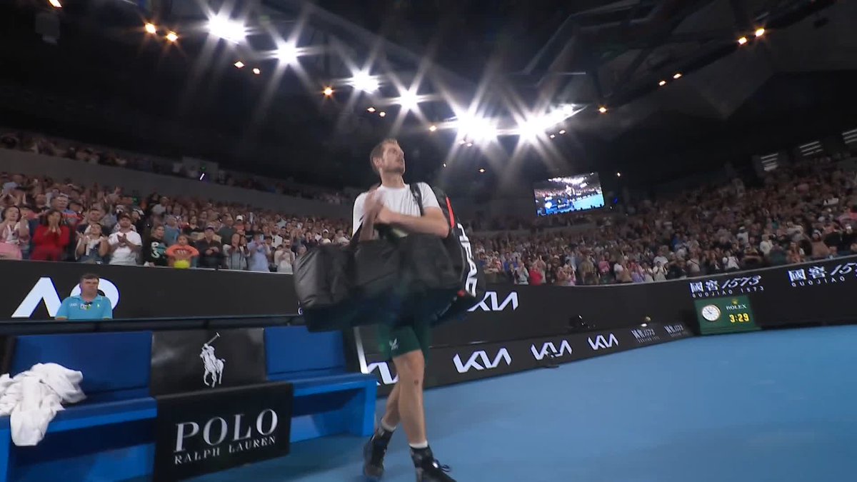 👏👏👏 Andy Murray. An Inspirational run. #AusOpen • #AO2023
