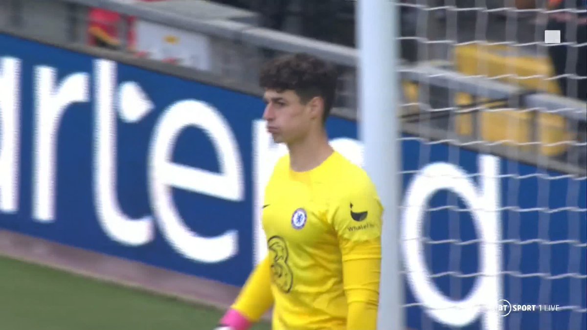 What a start to the second half that would've been!! 😲 Konate nearly bagged himself the goal of the season with this fine effort to catch Kepa off his guard...