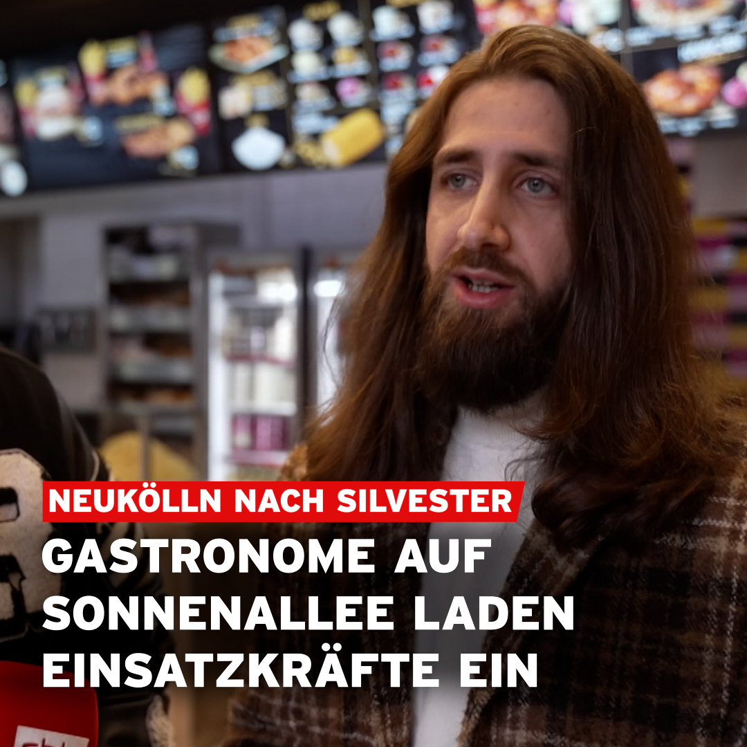 Am 23. und 24. Januar laden mehrere Restaurants auf der Neuköllner #Sonnenallee alle Einsatzkräfte von #Feuerwehr, #Polizei und ##Rettungsdiensten zum Essen ein. Nach den Angriffen in der #Silvesternacht ein Zeichen gegen #Gewalt