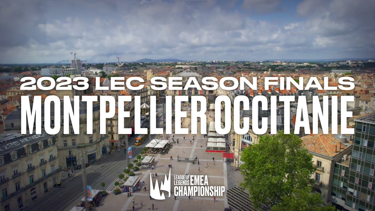 🇫🇷🇫🇷🇫🇷 2023 #LEC Season Finals will take place in Montpellier Occitanie!