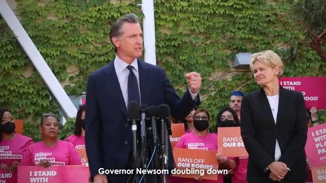 Watch this. Our basic rights are being stripped away. It's not just reproductive rights. The GOP are fighting to take away fundamental freedoms -- the freedom of speech. To vote. To live without gun violence. CA is proud to be the true freedom state.