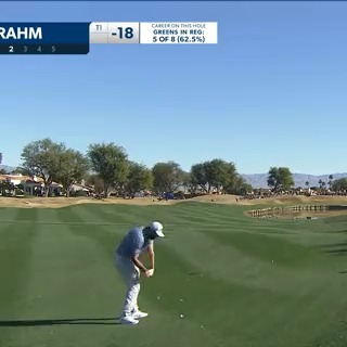 Hot start for Jon Rahm Rodriguez 🔥 He currently leads by 2 after the eagle The American Express ®.