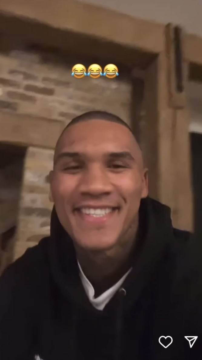 Conor Benn on Instagram after watching Liam Smith knock out Chris Eubank Jr… [📽️ Conor Nigel Benn]