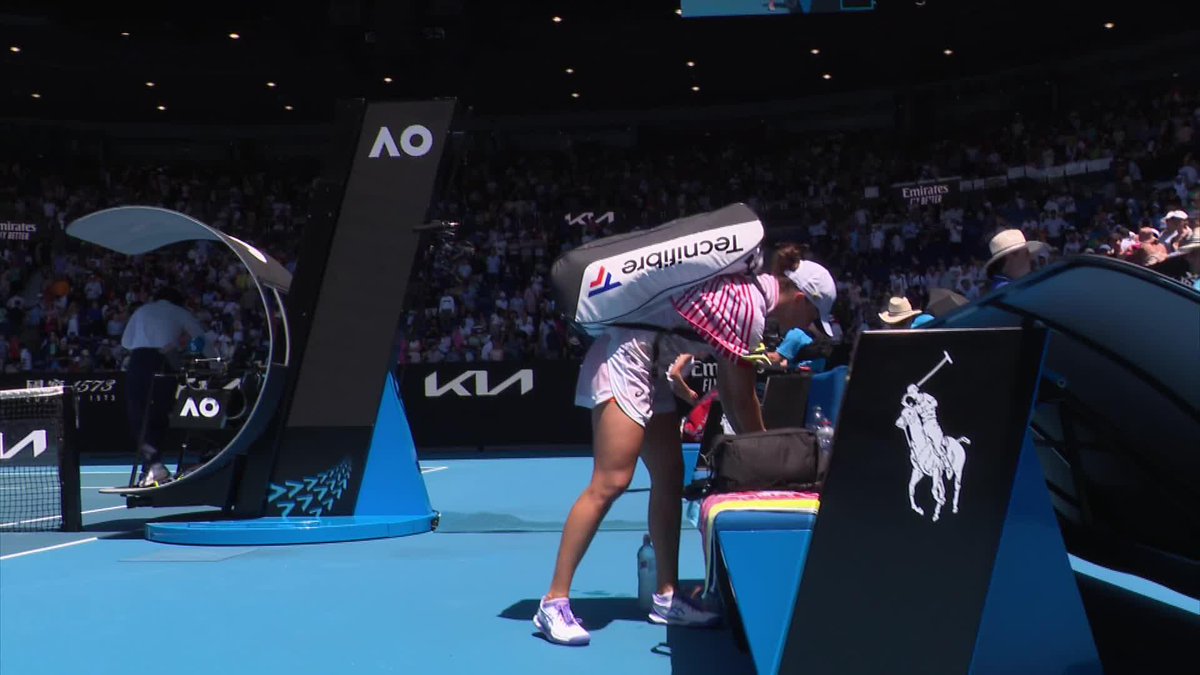Letting her racquet do the talking 🤫 🇰🇿 Elena Rybakina • Wide World of Sports • ESPN • @eurosport • WOWOWテニス • #AusOpen • #AO2023