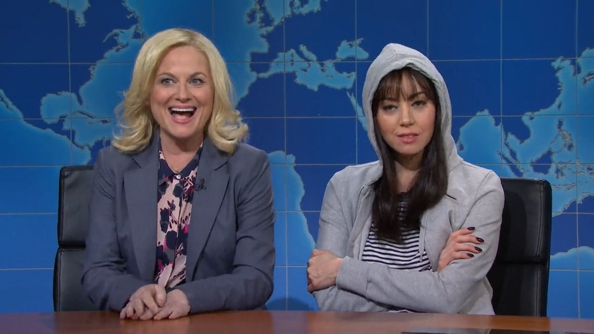 April Ludgate and Leslie Knope from Pawnee, Indiana!