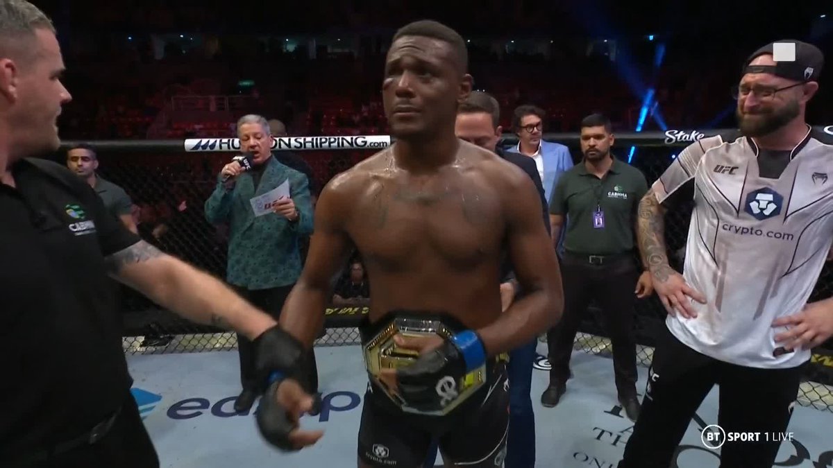 We have a new UFC Light Heavyweight Champion! 🏆 50-44 50-44 50-44 Jamahal Hill scores a unanimous decision victory at #UFC283 👏