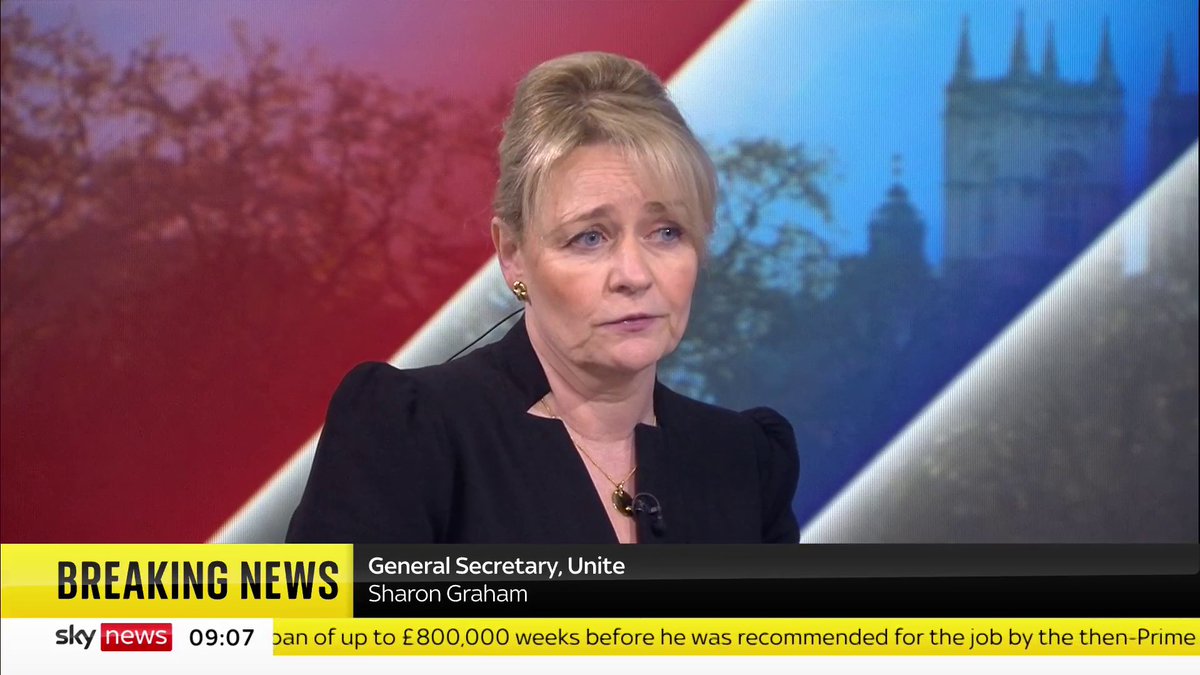 'I genuinely believe the government are looking to privatise the NHS' says Unite general secretary Sharon Graham - adding the government are not interested in doing a deal. #Ridge 📺 Sky 501, Virgin 602, Freeview 233 and YouTube