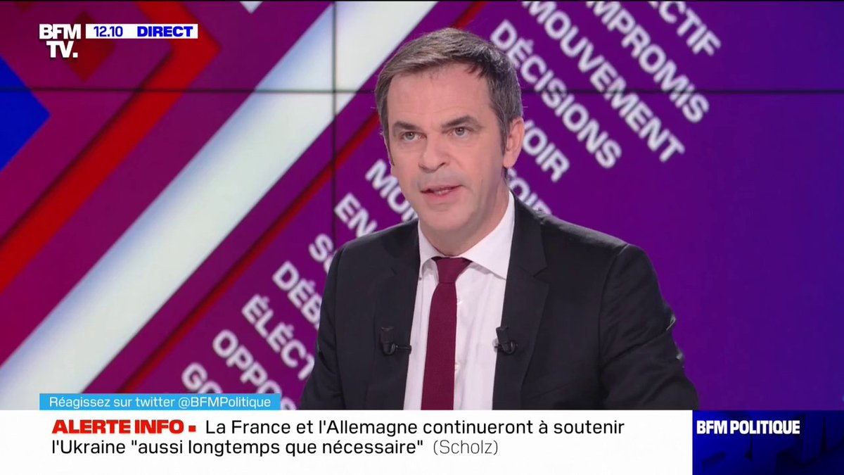 Olivier Véran (Olivier Véran): "Le rapport au travail s'est transformé dans notre pays (...) Il est davantage vécu comme une contrainte"