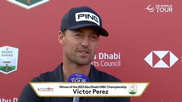 Hear from the winner of the Abu Dhabi Championship ๐ฌ #ADGolfChamps | #RolexSeries | Victor Perez