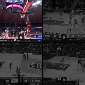 Best recent Big Ten Men's Basketball finish? 🤔 A. Indiana Basketball's Trayce Jackson-Davis B. huskerhoops' Denim Dawson C. Ohio State Hoops' Roddy Gayle Jr. D. Purdue Men's Basketball's Zach Edey E. ✍️