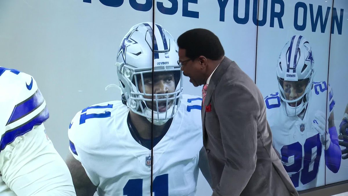 .Michael Irvin's pep talk to the Dallas Cowboys today will get Cowboys fans ready to run through a brick wall 🔥😂 (via NFL GameDay)