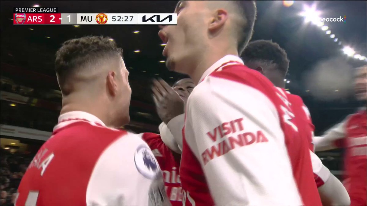 Bukayo Saka for the LEAD! 📺 NBC Entertainment and Peacock #ARSMU | #MyPLMorning