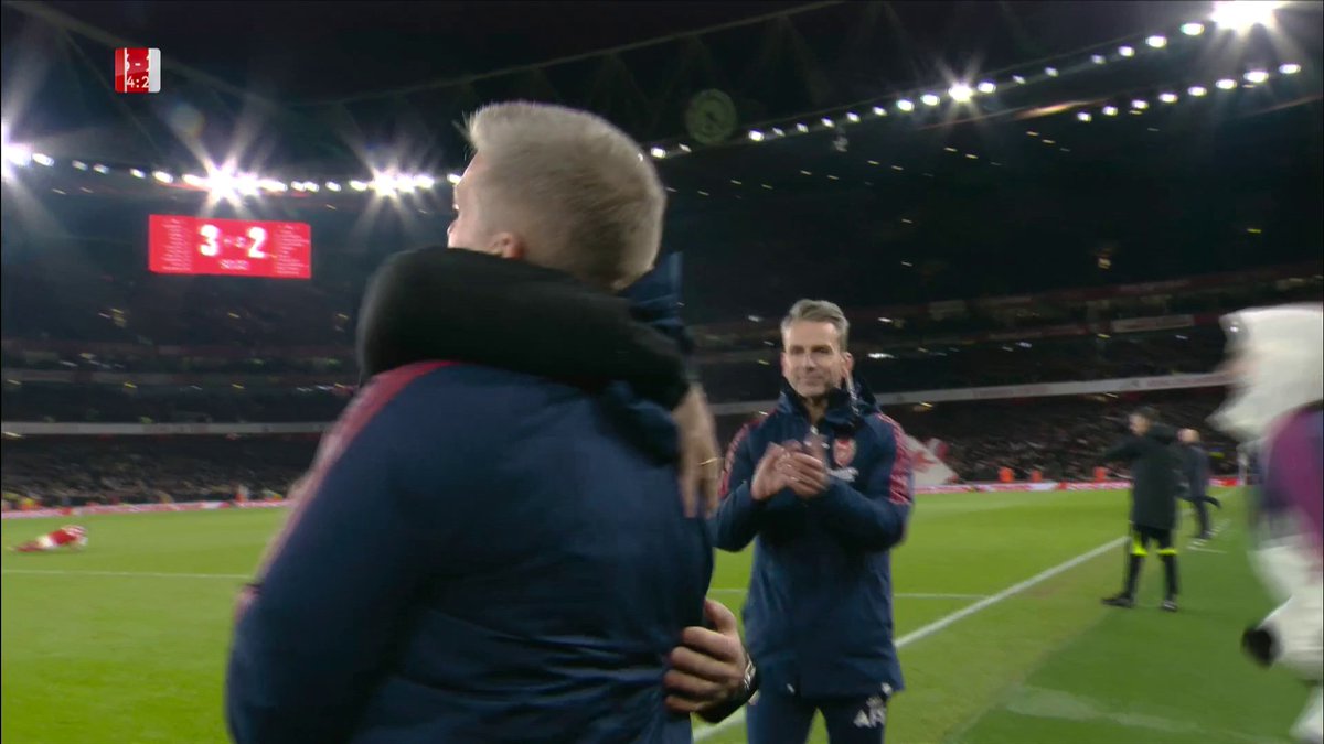 JUST LOOK AT THAT REACTION FROM MIKEL ARTETA! What a game! 🔥🔥🔥