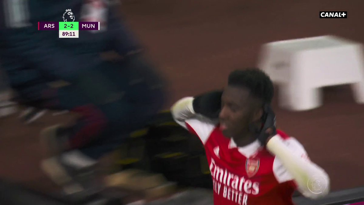 Et l’Emirates explosa ! 💥❤️🤍 🎥 CANAL+ Foot